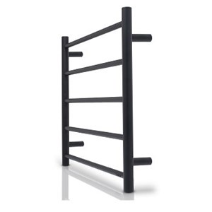 Goldair 5-Bar Round Towel Rail - Black